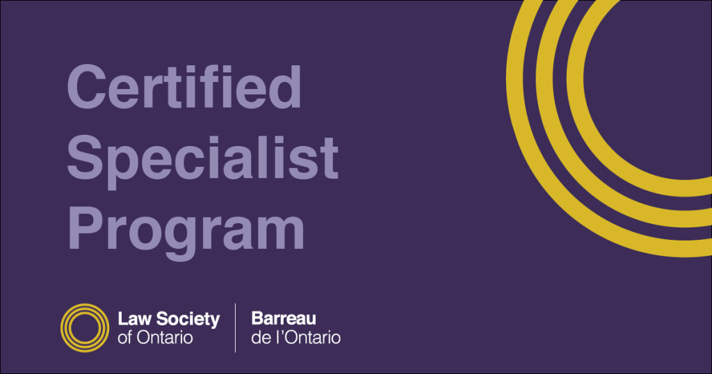 LSO Certified Specialist Program